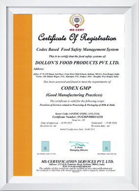 certficates of dollons